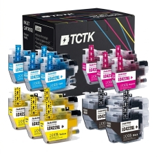 Compatible replacement for Brother LC-422XL (LC422XLBK),LC-422XL (LC422XLC),LC-422XL (LC422XLM),LC-422XL (LC422XLY)
