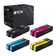 TCTK Druckerpatronen 913A 913A 913A 913A 8er Set CMYK (je 2x) kompatibel mit HP PageWide 352 dw, für PageWide Managed P55250, für PageWide Managed P55250 dw, ersetzt L0R95AE