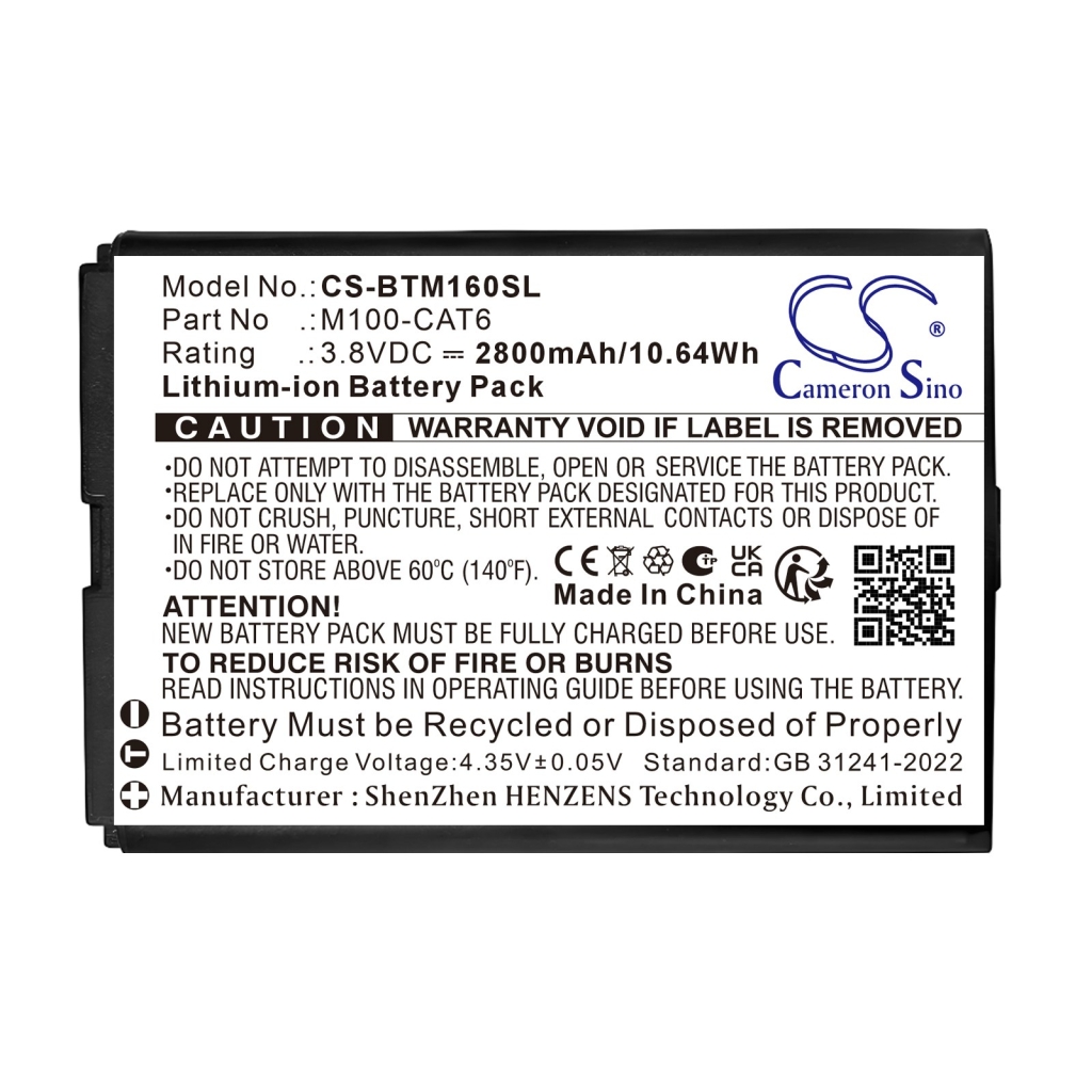 Akkus  kompatibel mit МТС 81321FT 4G LTE WIFI Router CS-BTM160SL