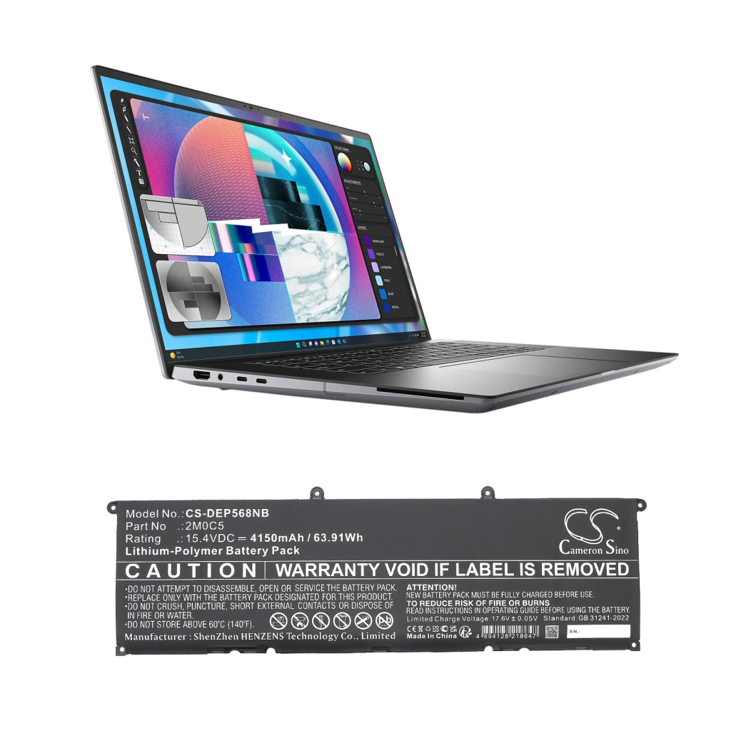 Laptop Akkus DELL Precision 5680