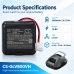 Akkus  kompatibel mit Gosvor LiteVac 800 Cordless Robotic Pool Cleaner CS-GLV800VH