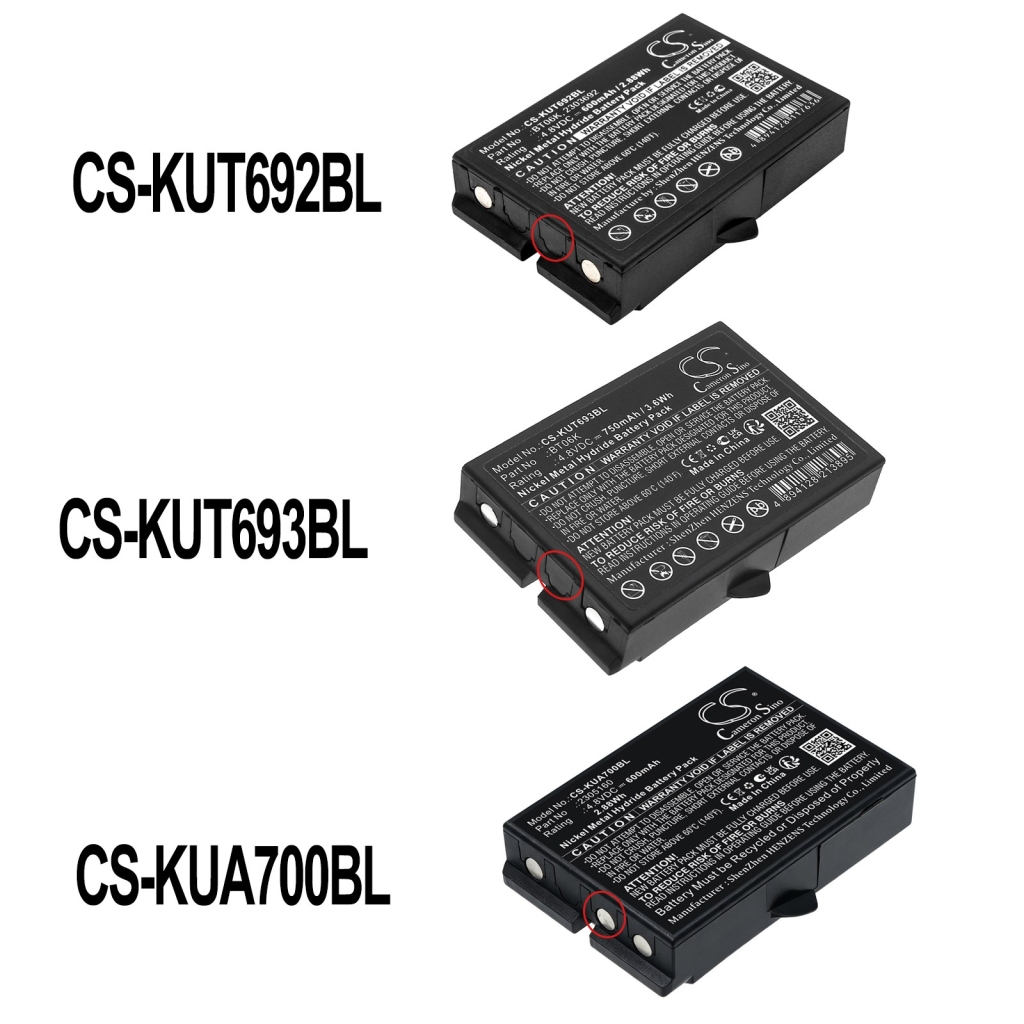 Akkus  kompatibel mit Ikusi TM70/iK2.13B JS JS3 LV CS-KUT693BL