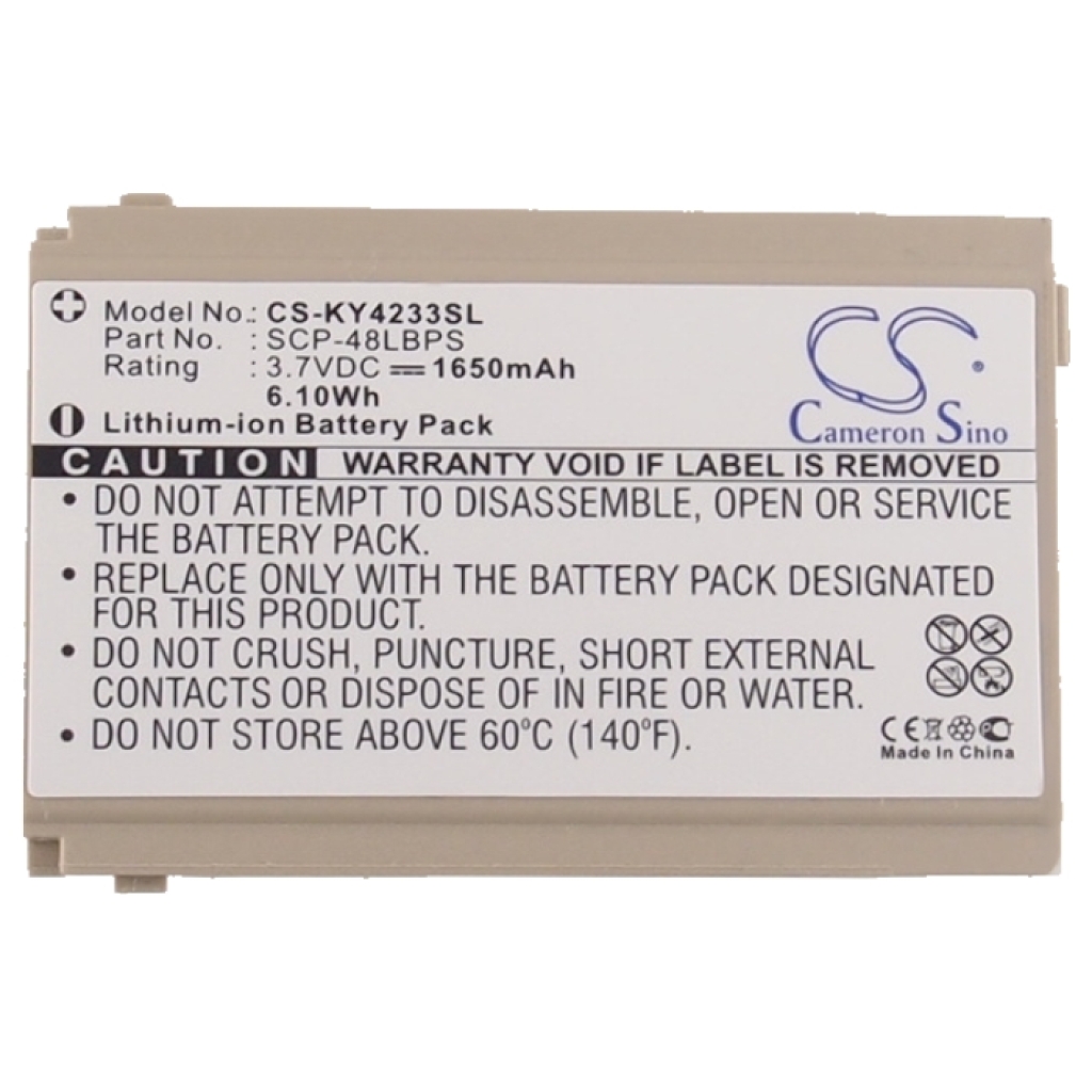 Akkus  kompatibel mit Kyocera DuraPlus DuraPlus E4233 CS-KY4233SL