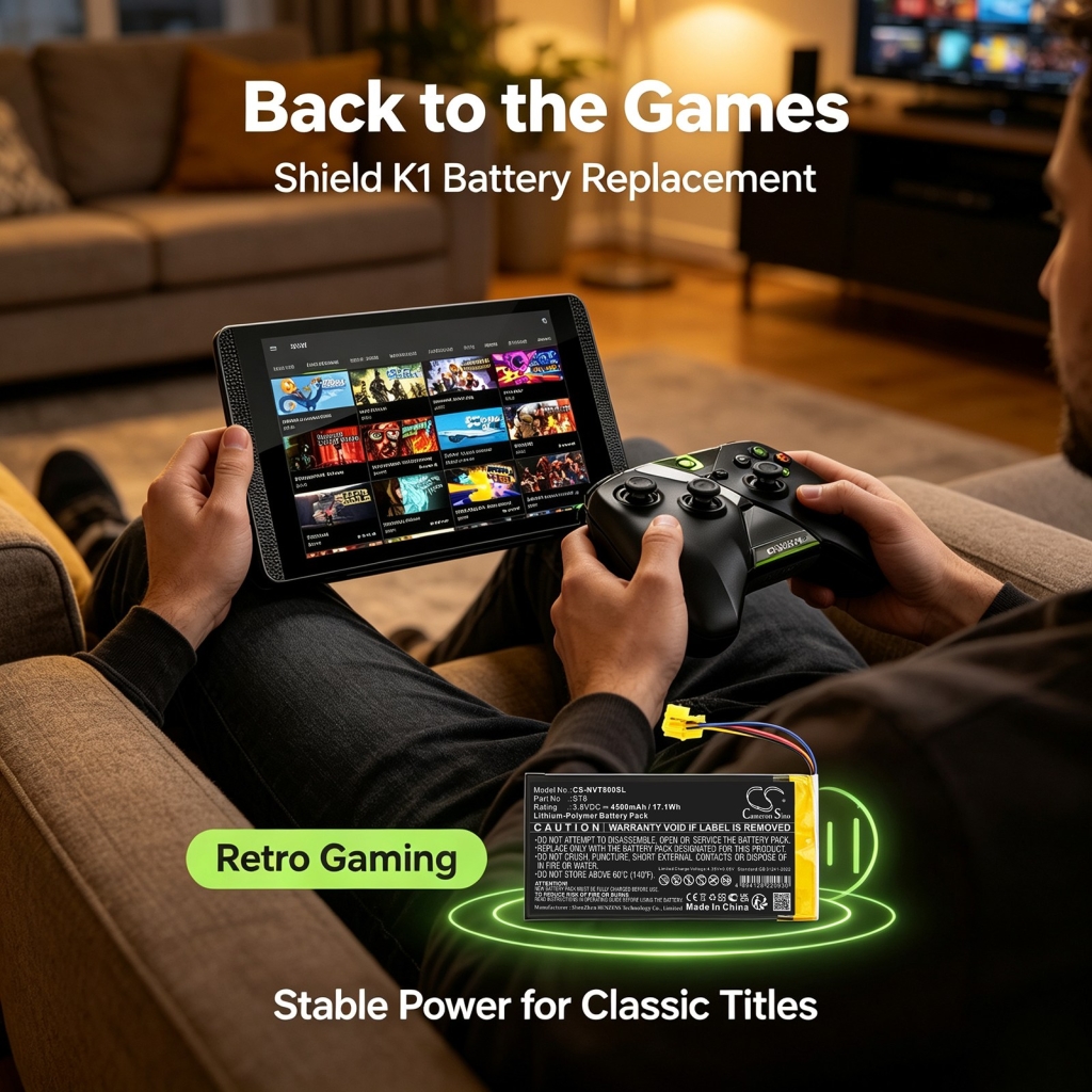 Akkus  kompatibel mit Nvidia Shield K1 P1761W CS-NVT800SL