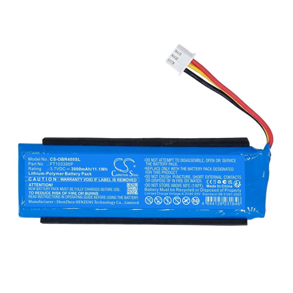 Akkus  kompatibel mit Orbit Reader 40 CS-OBR400SL