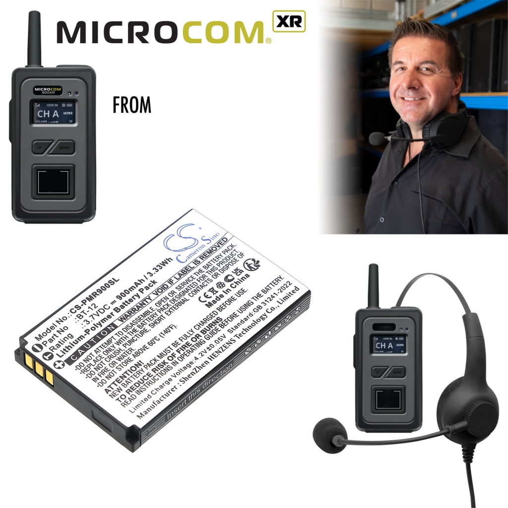 Lautsprecher Akkus Pliant MicroCom XR