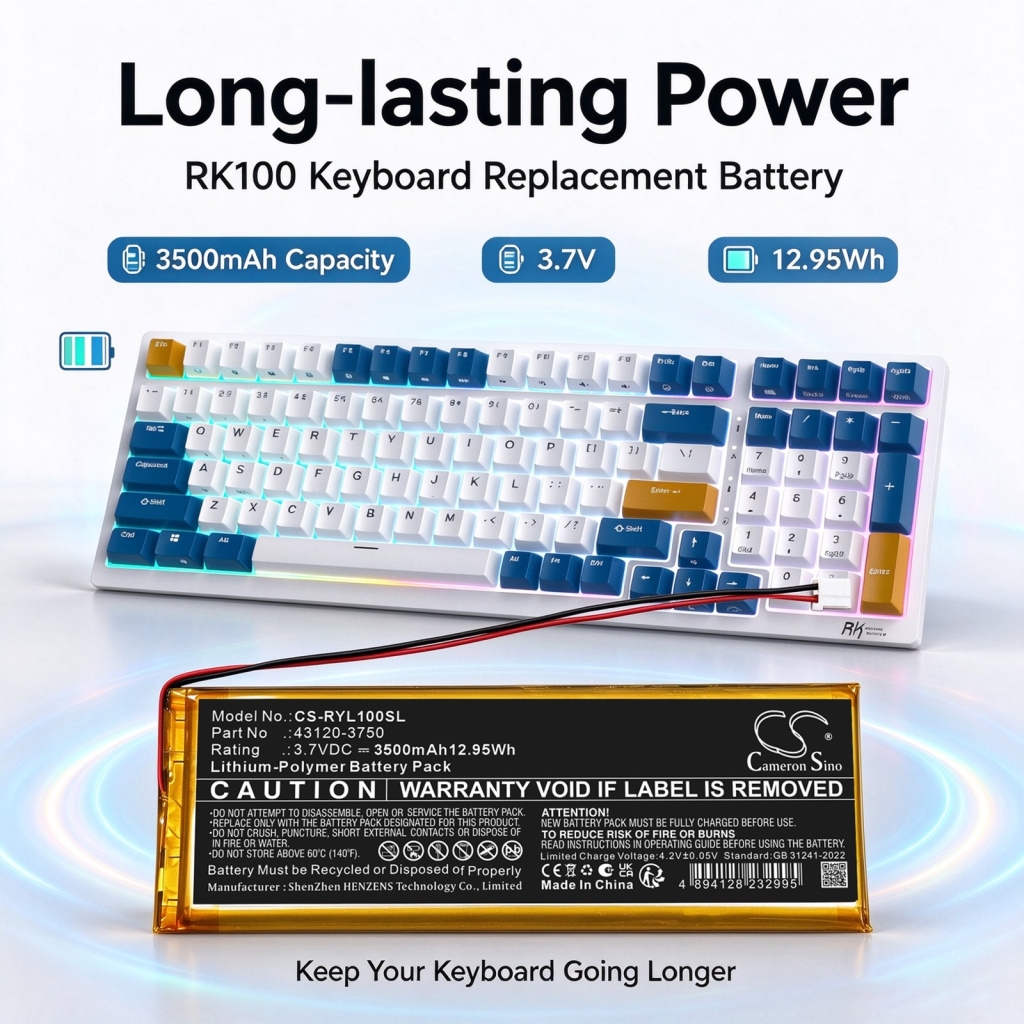 Battery compatible with Royal kludge