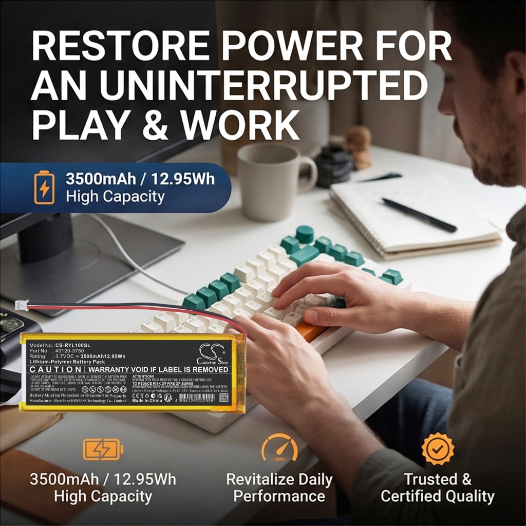 Battery compatible with Royal kludge