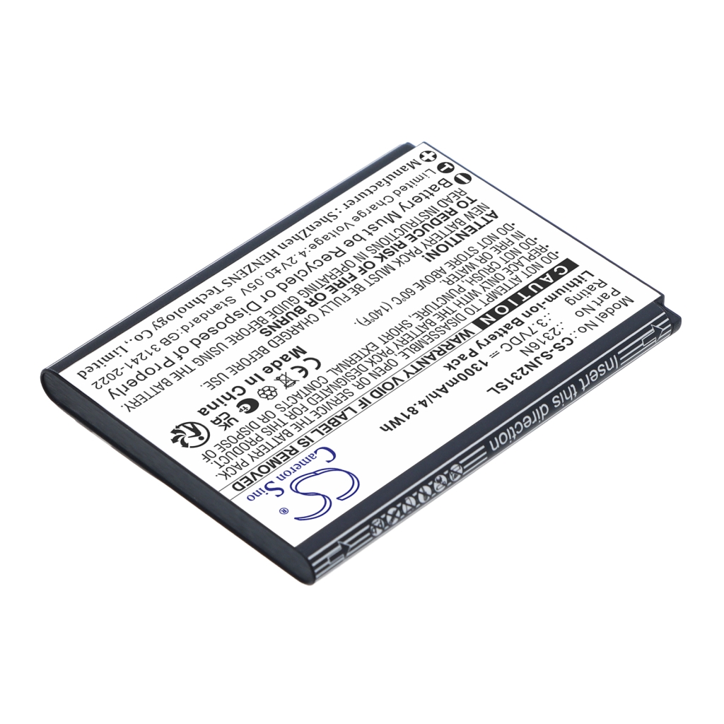 Akkus  kompatibel mit SPC Jasper 2 4G 2316N 2327N CS-SJN231SL