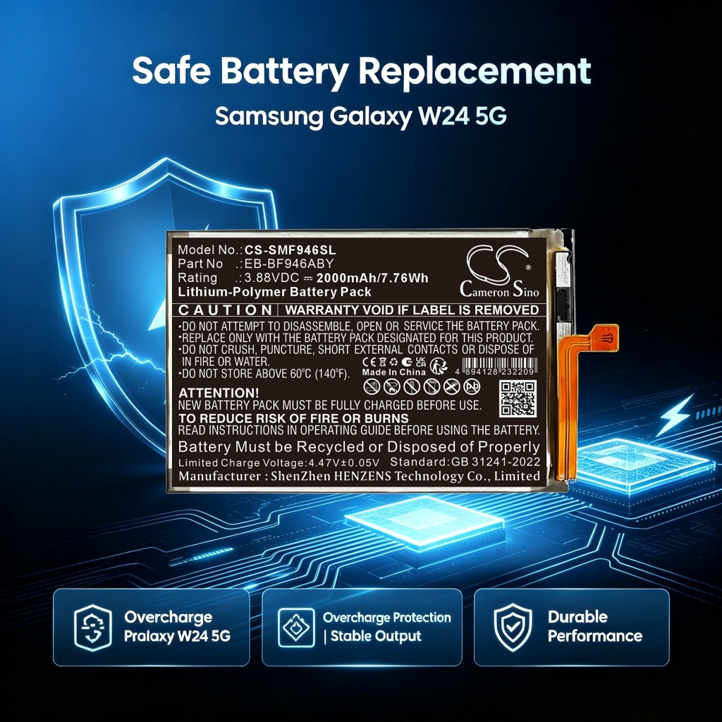 Akkus  kompatibel mit Samsung Galaxy Z Fold5 5G CS-SMF946SL