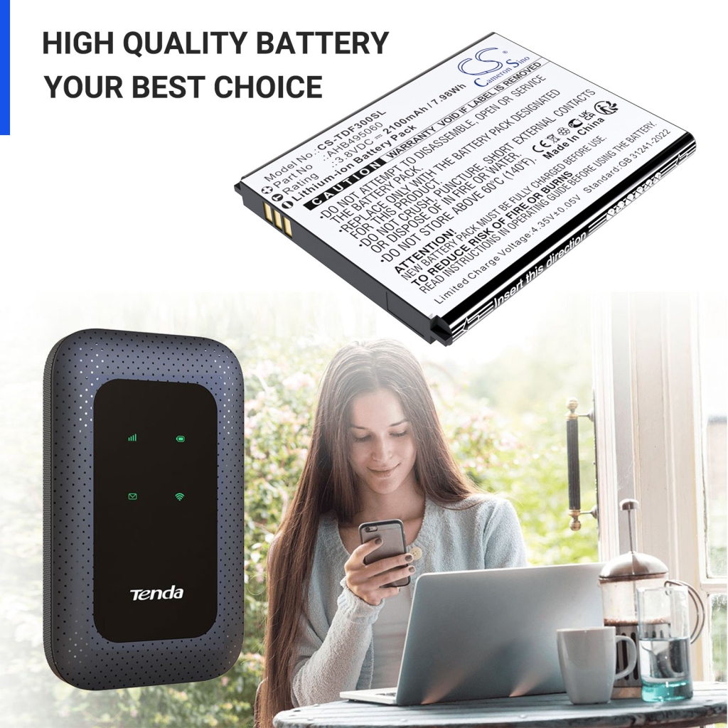 Hotspot Battery Tenda CS-TDF300SL