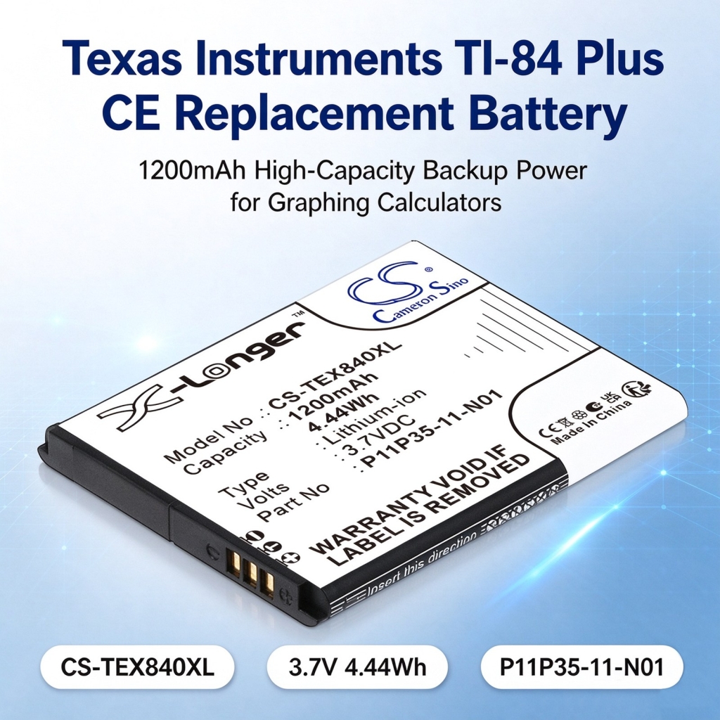 Akkus  kompatibel mit Texas Instruments TI Nspire CX Nspire CX CAS Graphing CS-TEX840XL