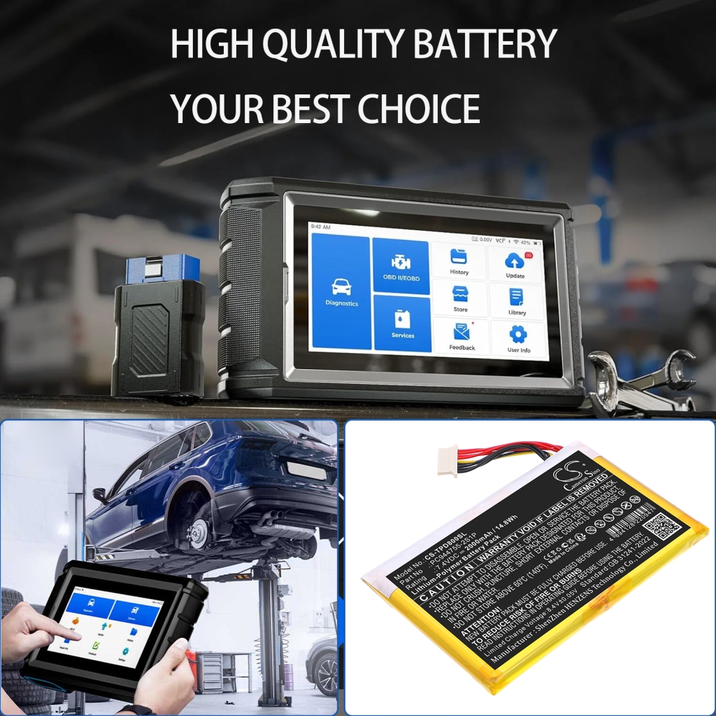 Equipment Akkus Topdon CS-TPD800SL