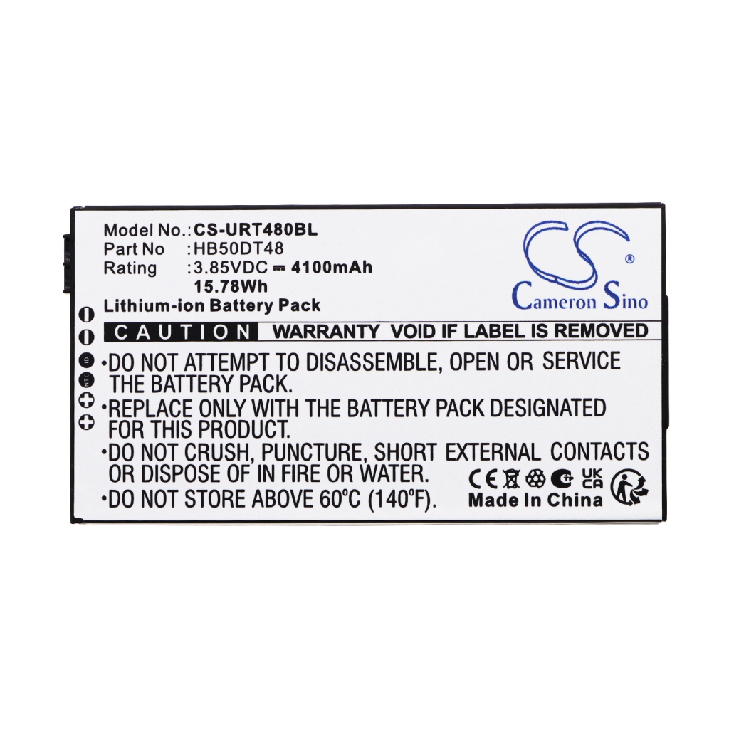 Akkus  kompatibel mit Urovo CT48 CT48 CS-URT480BL