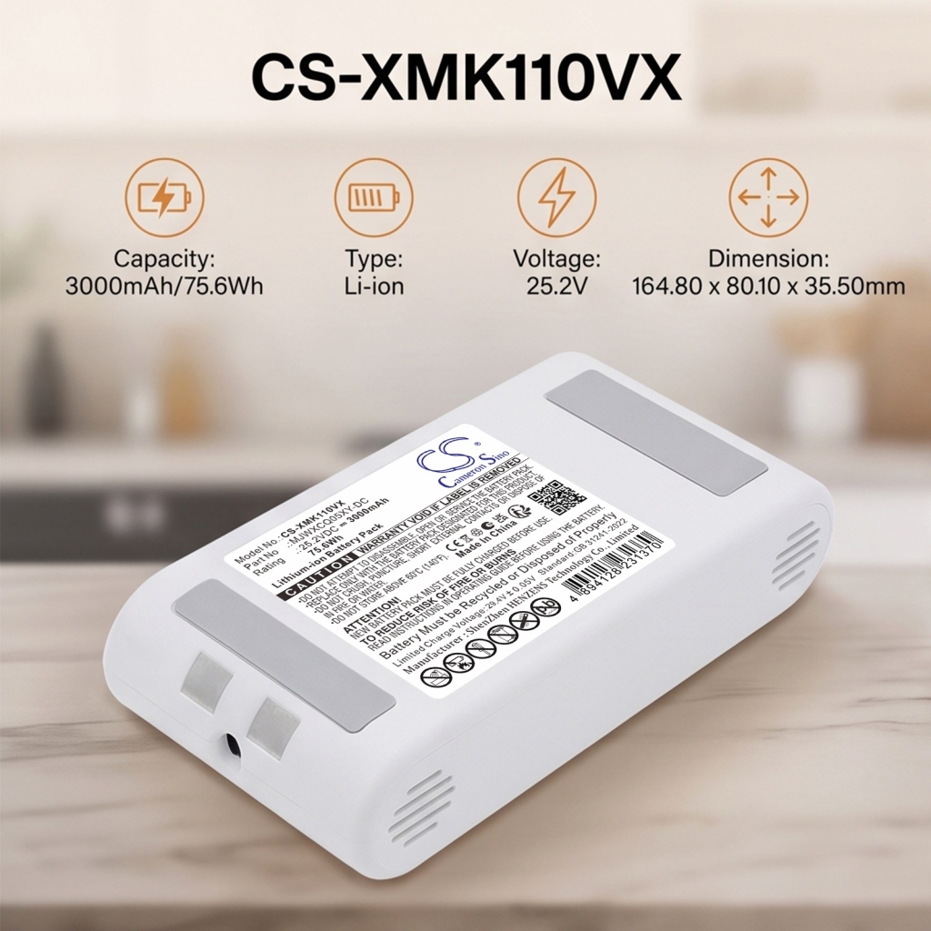 Akkus  kompatibel mit Xiaomi Mijia G11 K10 Pro CS-XMK110VX
