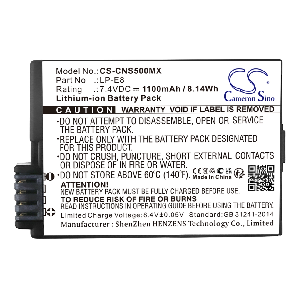 Camera Battery Canon CS-CNS500MX