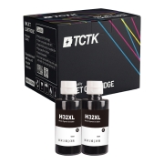 TCTK Tinte 32XL 2er Set Schwarz kompatibel mit HP Smart Tank 5105 5106 502 510 5100 6000 7000 7305 7605 Plus 550 551 570 651 655, ersetzt 1VV24AA