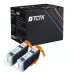 TCTK Druckerpatronen 3eBK 2er Set Schwarz kompatibel mit Canon BJC 3000 6000 6100 6200, für BJC 6200 S, für BJC 6500, für MultiPASS C 100, für MultiPASS MP 700, für MultiPASS MP 700 Photo