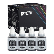 TCTK Druckerpatronen GI-590 BK 4er Set Schwarz kompatibel mit Canon PIXMA G 1500 1501 1510 1515 2500 2501 2510 3500 3501 3510 3515 4400 4411 4500 4510 4511 4515, ersetzt 1603C001