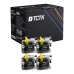 TCTK Druckerpatronen LC-127 4er Set Schwarz kompatibel mit Brother DCP-J 4110 DW W, für MFC-J 4310 DW, für MFC-J 4410 DW, für MFC-J 4510 DW, für MFC-J 4610 DW, für MFC-J 4710 DW, ersetzt LC127XLBK