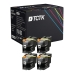 TCTK Druckerpatronen LC22U 4er Set Schwarz kompatibel mit Brother DCP-J 785 DW, für MFC-J 985 DW