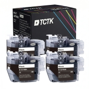 TCTK Druckerpatronen LC-3219XL 4er Set Schwarz kompatibel mit Brother MFC-J 5330 DW, für MFC-J 5335 DW DWF, für MFC-J 5730 DW, für MFC-J 5830 DW, für MFC-J 5930 DW, ersetzt LC3219XLBK