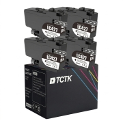 TCTK Ink Cartridges LC-427 4-pack Black compatible with Brother HL-J 6010 DW, for MFC-J 5955 DW, for MFC-J 6950, for MFC-J 6955 DW, for MFC-J 6957 DW DWT, for MFC-J 6959 DW, replaces LC427BK