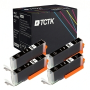 TCTK Ink Cartridges CLI-551XL 4-pack Black compatible with Canon PIXMA IP 7200 7240 7250 8700 8720 8750, for PIXMA IX 6800 6850, for PIXMA MG 5400 5450 5500 5550 5600 5650 5655 6300, replaces 6443B001