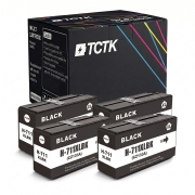 TCTK Druckerpatronen 711 4er Set Schwarz kompatibel mit HP DesignJet T 120, für DesignJet T 120 24 Inch, für DesignJet T 125 130 520, für DesignJet T 520 24 Inch, ersetzt CZ133A