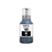 Kompatibler Ersatz für Kompatibel mit Epson 102 BK / 127ml Tinte Schwarz (Druckertinte)