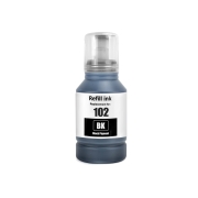 Kompatibler Ersatz für Kompatibel mit Epson 102 BK / 127ml Tinte Schwarz (Druckertinte)