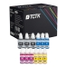 TCTK Druckerpatronen GI-590 BK GI-590 C GI-590 M GI-590 Y 12er Set CMYK (je 3x) kompatibel mit Canon PIXMA G 1500 1501 1510 1515 2500 2501 2510 3500 3501 3510 3515 4400 4411 4500, ersetzt 1603C001