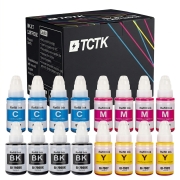 TCTK Tinte GI-790BK 70 ml 4er Set CMYK kompatibel mit Canon PIXMA G1000 G1010 G2000 G2002 G2010 G3000 G3010 G4000 G4010, ersetzt GI-790Y
