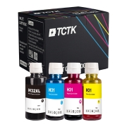 TCTK Druckerpatronen 32XL 31 C 31 M 31 Y 4er Set CMYK kompatibel mit HP Smart Tank 502 510 5100 5105 5106 5107 5108 513 514 517 532 533 534 536 539 6000 6001 6002 6005 6006 617 670, ersetzt 1VV24AA
