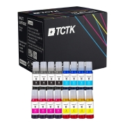 Multipack (16) Inks CMYK (Cyan/Magenta/Yellow/Black) Compatible with Epson EcoTank, WorkForce - Replaces 102 (C13T03R140 )