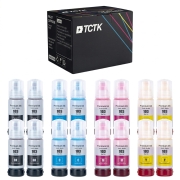 Multipack (16) Tinten CMYK (Cyan/Magenta/Gelb/Schwarz) Kompatibel mit Epson EcoTank - Ersetzt E-103BK