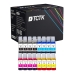 TCTK Druckerpatronen 104 104 104 104 16er Set CMYK (je 4x) kompatibel mit Epson EcoTank ET-14100 ET-1810 ET-2400 ET-2700 ET-2710 ET-2711 ET-2712 ET-2714 ET-2715 ET-2720 ET-2721, ersetzt C13T00P140