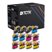 TCTK Druckerpatronen LC123BK LC123C LC123M LC123Y 12er Set CMYK (je 3x) kompatibel mit Brother DCP-J 132 W, für DCP-J 150, für DCP-J 152 W WR, für DCP-J 172 W, für DCP-J 4110 DW W, für DCP-J 552 DW