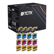 TCTK Druckerpatronen LC123BK LC123C LC123M LC123Y 16er Set CMYK (je 4x) kompatibel mit Brother DCP-J 132 W, für DCP-J 150, für DCP-J 152 W WR, für DCP-J 172 W, für DCP-J 4110 DW W, für DCP-J 552 DW