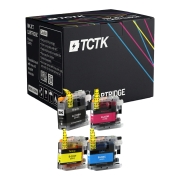 TCTK Ink Cartridges LC223BK LC223M LC223Y LC223C 4-pack CMYK compatible with Brother DCP-J 4120 DW, for DCP-J 562 DW, for MFC-J 1140 W, for MFC-J 1150 DW, for MFC-J 1170 DW, for MFC-J 1180 DWT
