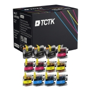 TCTK Ink Cartridges LC223BK LC223M LC223Y LC223C 12-pack CMYK (3 of each) compatible with Brother DCP-J 4120 DW, for DCP-J 562 DW, for MFC-J 1140 W, for MFC-J 1150 DW, for MFC-J 1170 DW