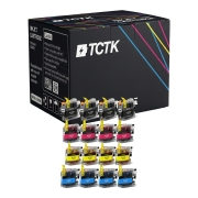 TCTK Ink Cartridges LC223BK LC223M LC223Y LC223C 16-pack CMYK (4 of each) compatible with Brother DCP-J 4120 DW, for DCP-J 562 DW, for MFC-J 1140 W, for MFC-J 1150 DW, for MFC-J 1170 DW