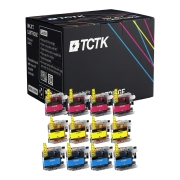 Ink Replaces Brother LC225XL TCTK Ink Cartridges LC225XL LC225XL LC225XL 12-pack CMY (4 of each) compatible with Brother DCP-J 4120 DW, MFC-J 4420 DW, MFC-J 4425 DW, MFC-J 4620 DW, MFC-J 4625 DW, MFC-J 5320 DW, MFC-J 5600