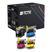 TCTK Ink Cartridges LC-22E LC-22E LC-22E LC-22E 4-pack CMYK compatible with Brother MFC-J 5920 DW, replaces LC22EBK