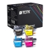 TCTK Druckerpatronen LC3211BK LC3213Y LC3213C LC3213M 4er Set CMYK kompatibel mit Brother DCP-J 572 DW, für DCP-J 772 DNW DW, für DCP-J 774 DW, für MFC-J 490, für MFC-J 491 DW, für MFC-J 497 DW