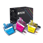 TCTK Ink Cartridges LC-3217 LC-3217 LC-3217 3-pack CMY compatible with Brother MFC-J 5330 DW, for MFC-J 5335 DW DWF, for MFC-J 5730 DW, for MFC-J 5830 DW, for MFC-J 5930 DW, replaces LC3217C