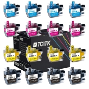 Ink Replaces Brother LC-422XL (LC422XLC) TCTK Ink 4-pack CMYK compatible with Brother MFC-J 5340 DW MFC-J 5345 DW MFC-J 5740 DW MFC-J 6540 DW MFC-J 6940 DW, replaces LC-422XL LC422XLBK
