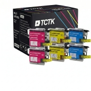 TCTK Ink Cartridges LC-1100 LC-1100 LC-1100 12-pack CMY (4 of each) compatible with Brother DCP-145 C, for DCP-163 C, for DCP-165 C, for DCP-185 C, for DCP-195 C, for DCP-197 C, replaces LC1100C