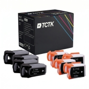 TCTK Druckerpatronen BCI-11 BCI-11 2er Set Schwarz Multi-Color kompatibel mit Canon BJC 50 55 70 80 85, für BJC 85 PW, ersetzt BCI-11BK