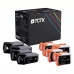 TCTK Ink Cartridges BCI-11 BCI-11 2-pack Black Multi-Color compatible with Canon BJC 50 55 70 80 85, for BJC 85 PW, replaces BCI-11BK